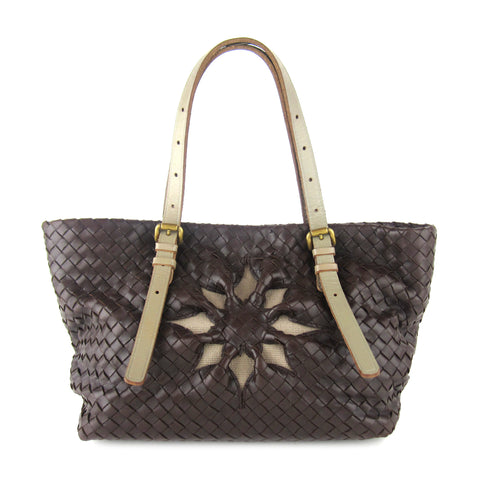 Bottega Veneta Intrecciato Fower Tote