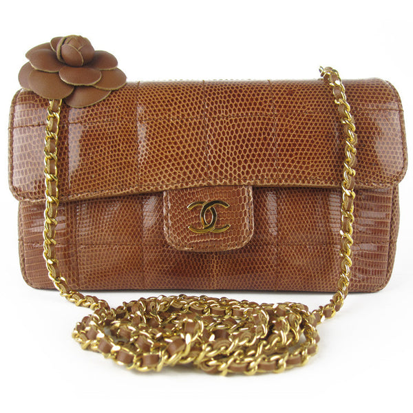 Chanel Camellia Flower Exotic Mini Flap