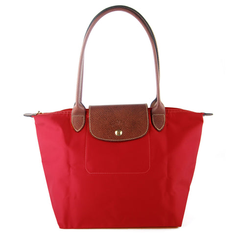 Longchamp Le Pliage Medium Tote - Red