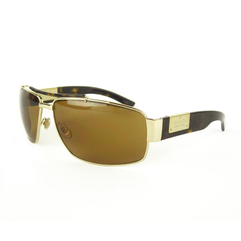 Gucci Golden Frame Aviator Sunglasses