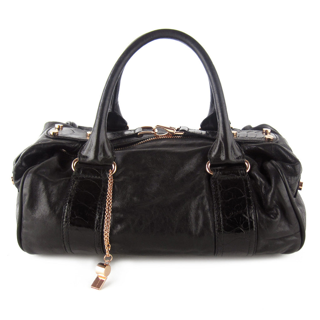 Balenciaga Small Whistle Bag Rose Gold Black
