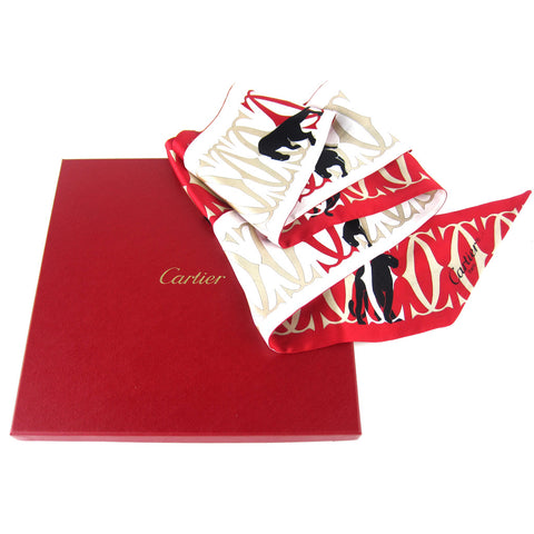 Cartier CC Signature Panther Long Scarf