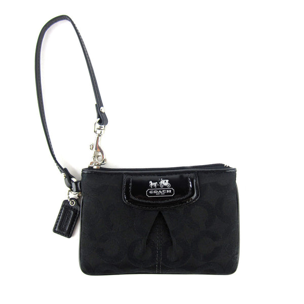 Coach Small Patent Wristlet Clutch