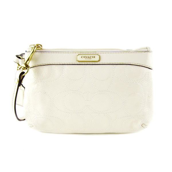 Coach Patent Wristlet Clutch