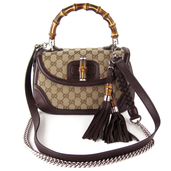 Gucci Bamboo Handle Three-Way Bag