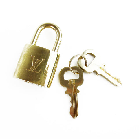 Louis Vuitton Brass Lock & Keys