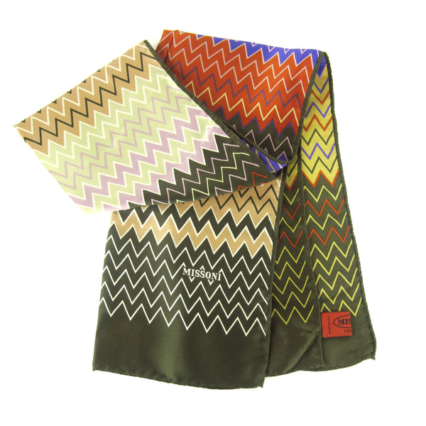 Missoni Signature Print Silk Scarf