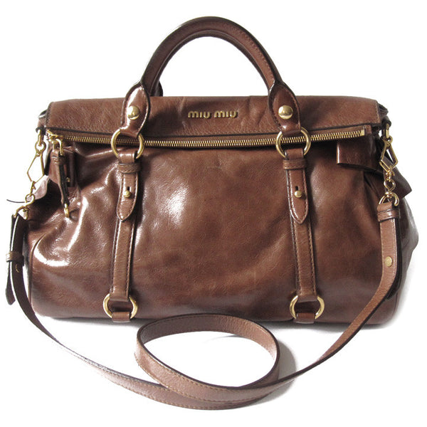 Miu Miu Vitello Lux Bow Bag