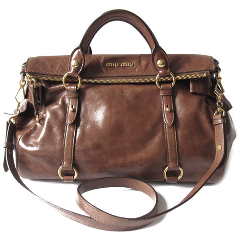 Miu Miu Vitello Lux Bow Bag
