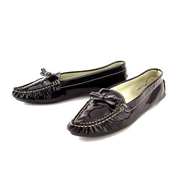 Marc Jacobs Patent Black Loafers sz 9