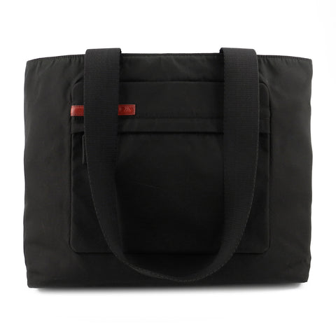 Prada Sport Black Tessuto Nylon Tote