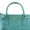 Prada Galleria Large Giada Blue Saffiano Satchel & Crossbody