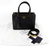Prada Galleria Medium Black Saffiano Leather Tote