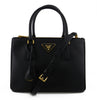 Prada Galleria Medium Black Saffiano Leather Tote
