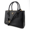 Prada Galleria Medium Black Saffiano Leather Tote