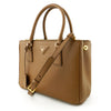 Prada Galleria Medium Cannella Saffiano Leather Tote