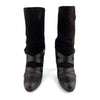 Stuart Weitzman Brown Suede & Leather Boots Sz 5