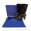 Stuart Weitzman Brown Suede & Leather Boots Sz 5